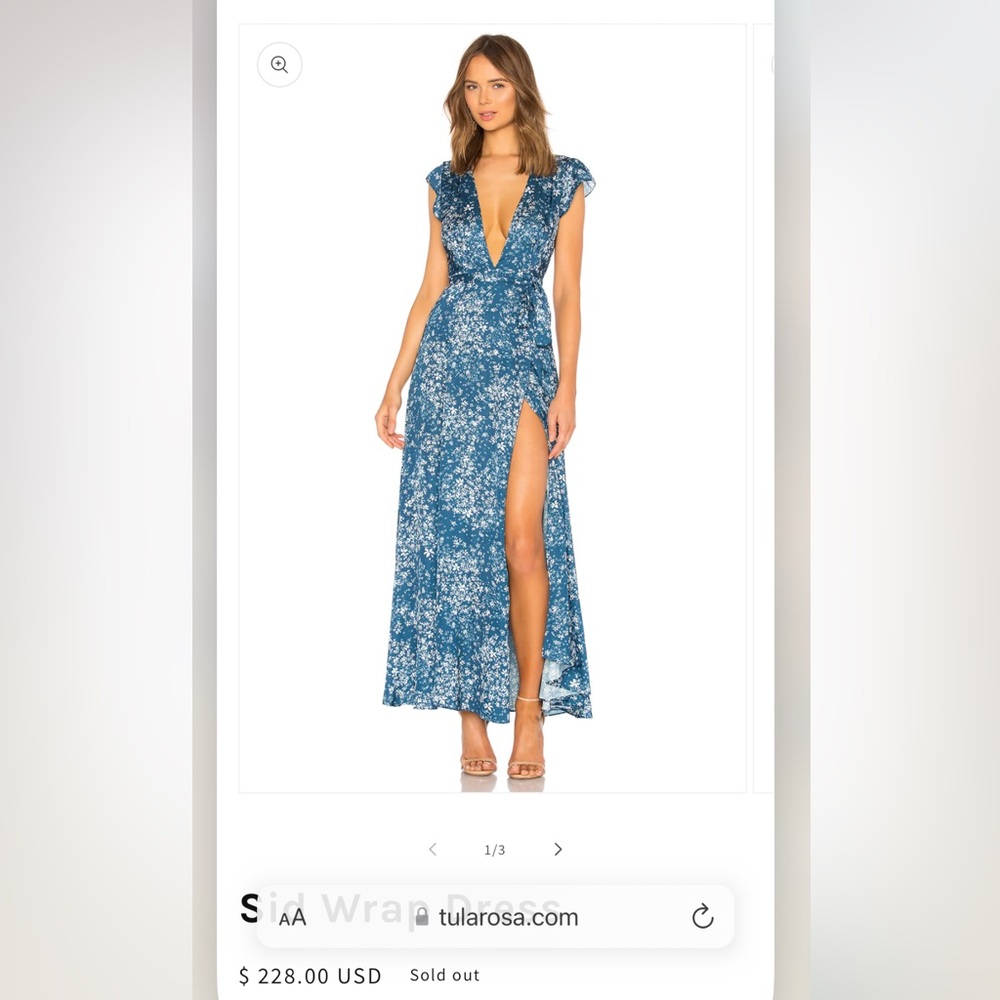 Tularosa NWOT Sid Wrap Dress